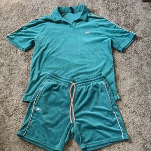 Fabletics poolside matching set large ⛱️🏝️